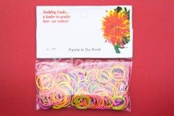 Резиночки силиконовые разноцветные (300шт. в упаковке)